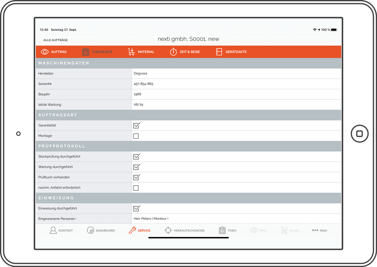 checklist nexti App